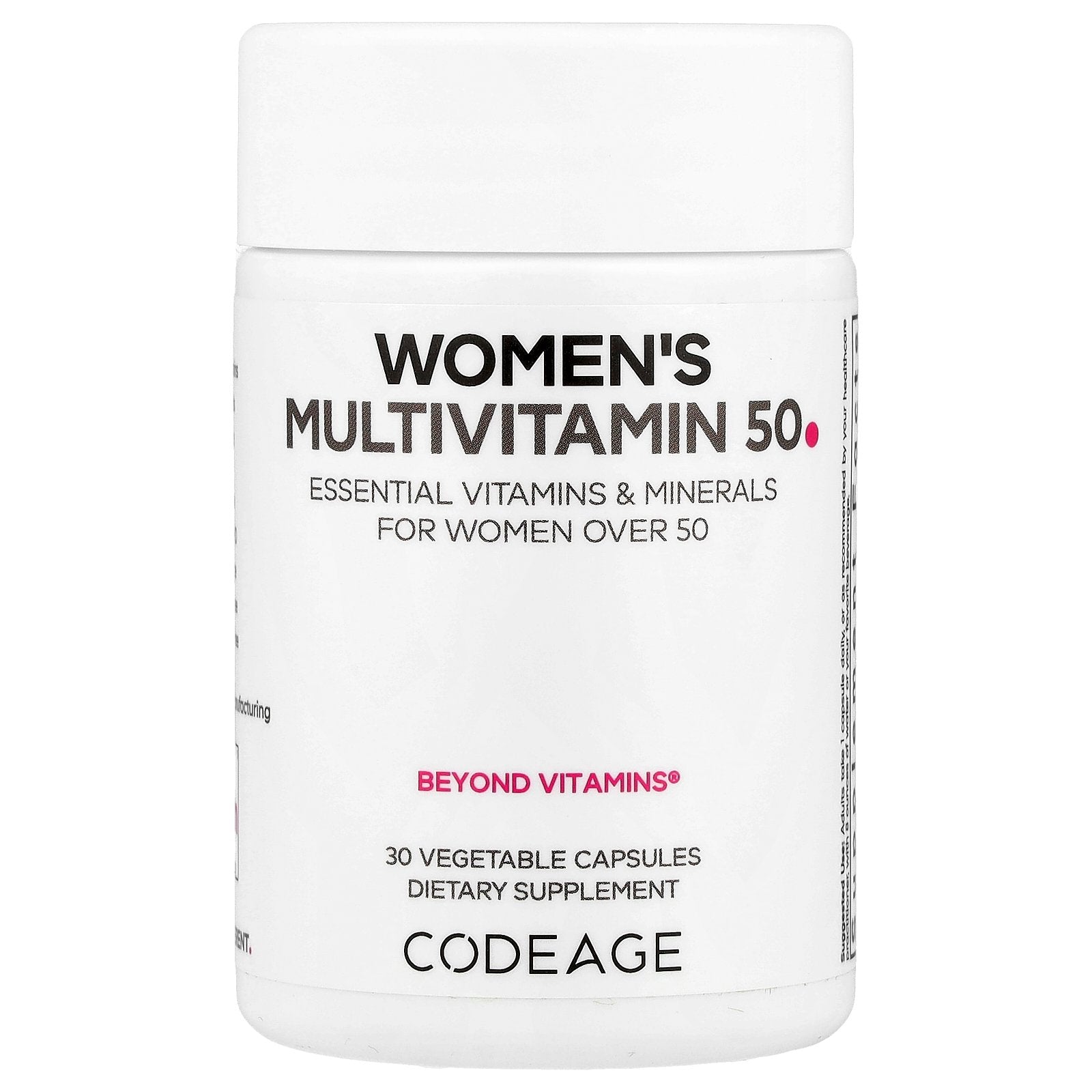 Codeage, Women's Multivitamin 50, 30 Vegetable Capsules