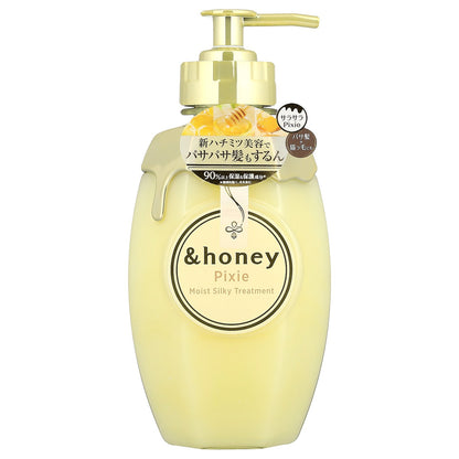 &honey, Pixie Moist Silky Treatment, Luminous Fleur Honey, 15.5 fl oz (440 g)