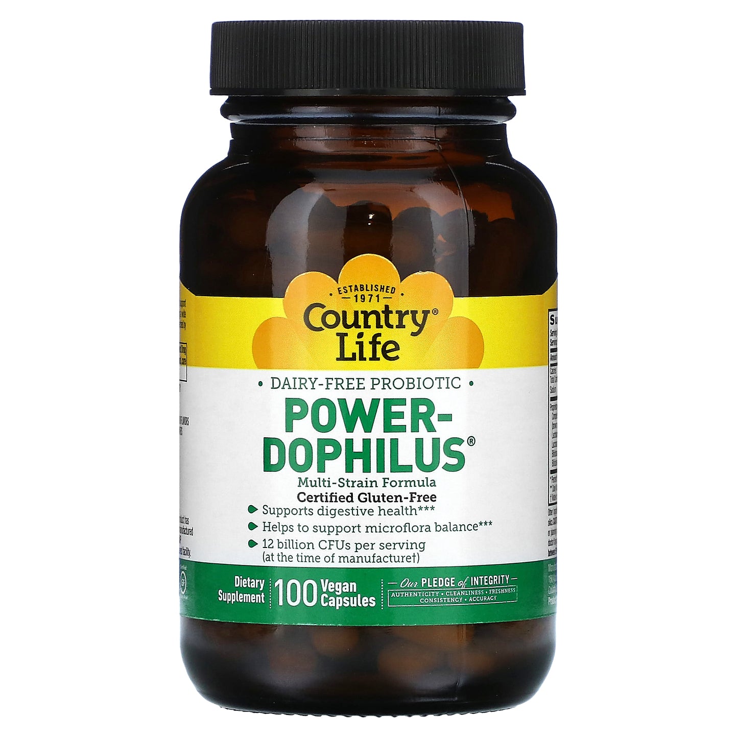 Country Life, Power-Dophilus , 100 Vegan Capsules