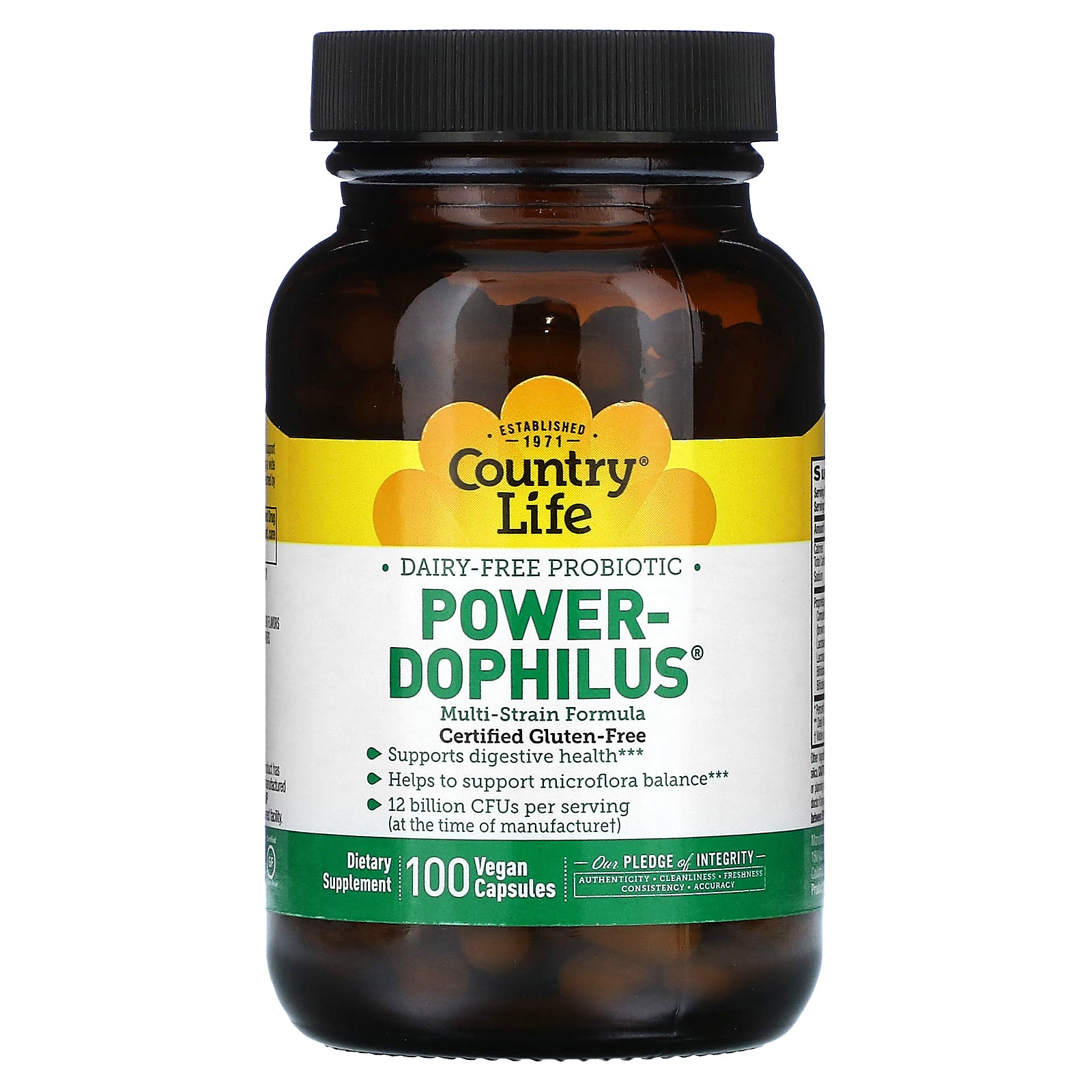 Country Life, Power-Dophilus , 100 Vegan Capsules