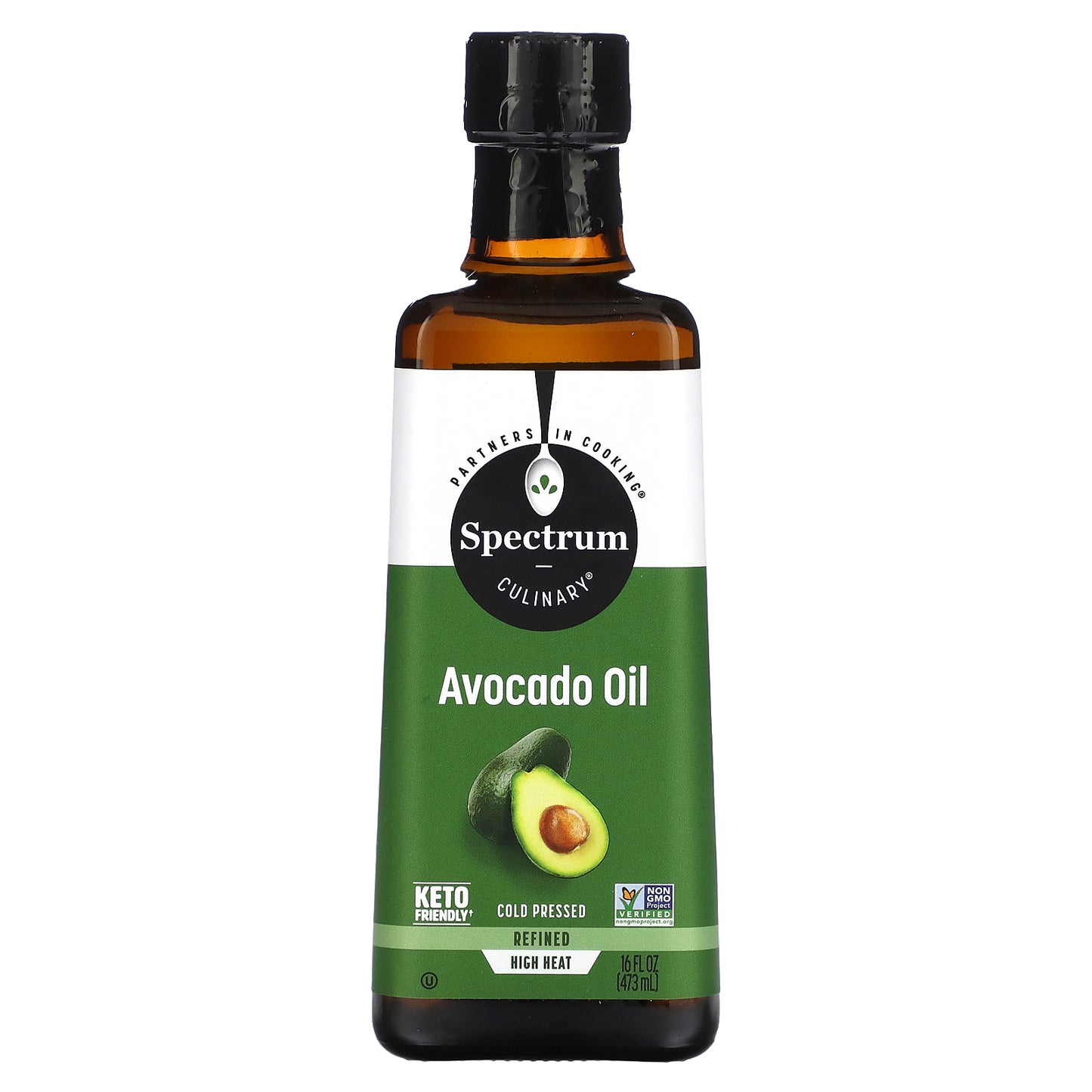 Spectrum Culinary, Avocado Cold Pressed, 16 fl oz (473 ml)