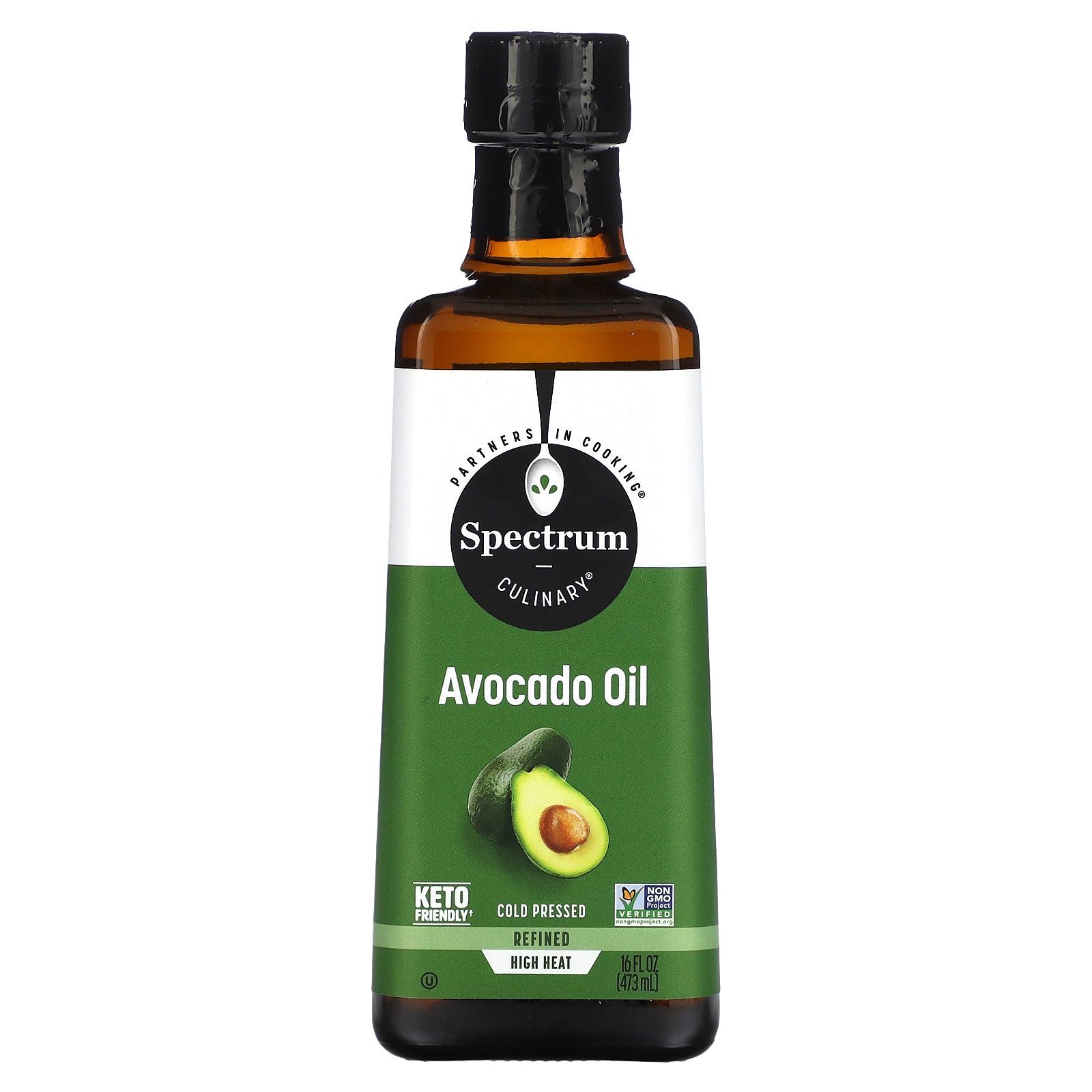 Spectrum Culinary, Avocado Cold Pressed, 16 fl oz (473 ml)