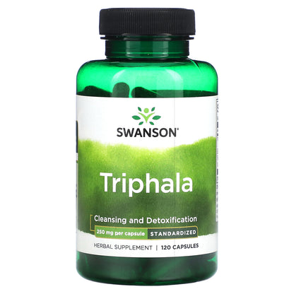 Swanson, Triphala, Standardized, 250 mg, 120 Capsules