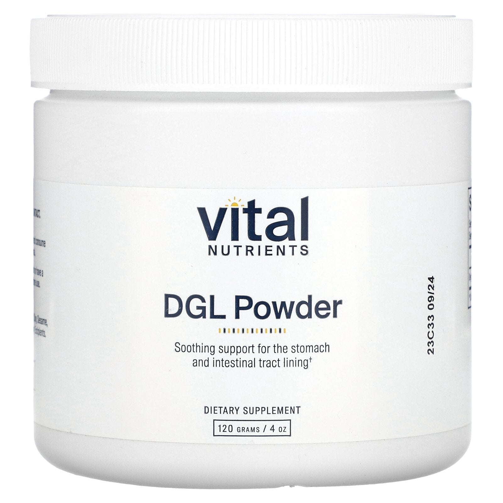 Vital Nutrients, DGL Powder, 4 oz (120 g)