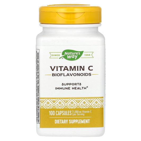 Nature's Way, Vitamin C , 1,000 mg, 100 Capsules (500 mg per Capsule)