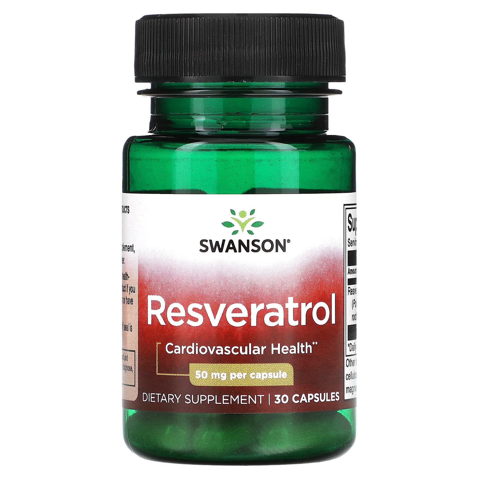 Swanson, Resveratrol, 50 mg, 30 Capsules