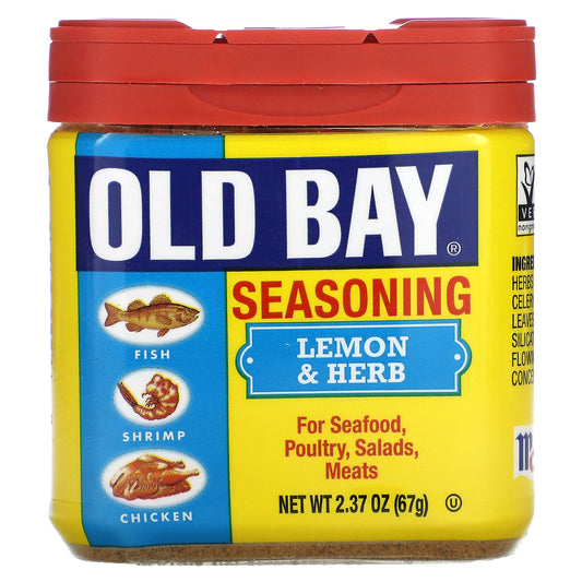 Old Bay, Seasoning, Lemon & Herb, 2.37 oz (67 g)