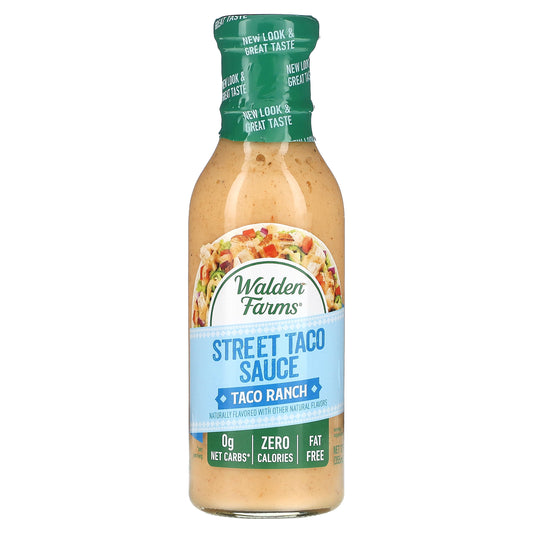 Walden Farms, Street Taco Sauce, Taco Ranch, 12 fl oz (355 ml)