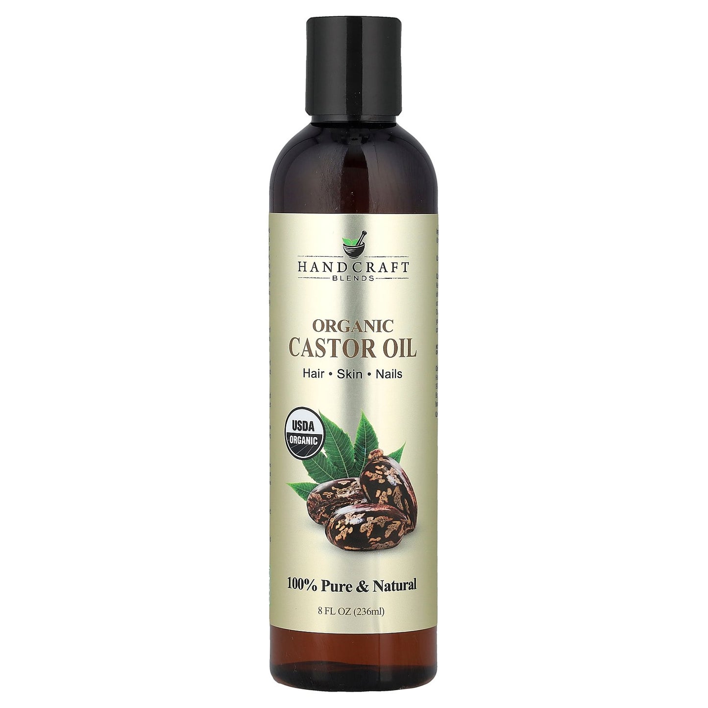 Handcraft Blends, Organic Castor Oil, 8 fl oz (236 ml)