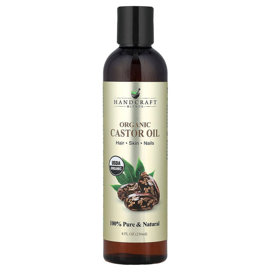 Handcraft Blends, Organic Castor Oil, 8 fl oz (236 ml)