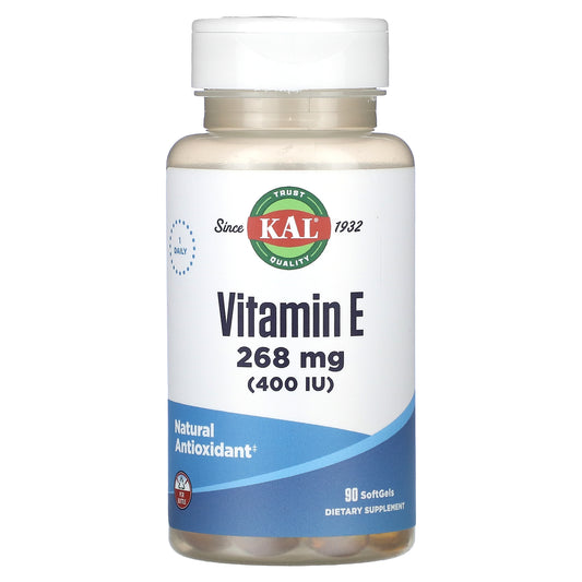 KAL, Vitamin E, 268 mg (400 IU), 90 SoftGels