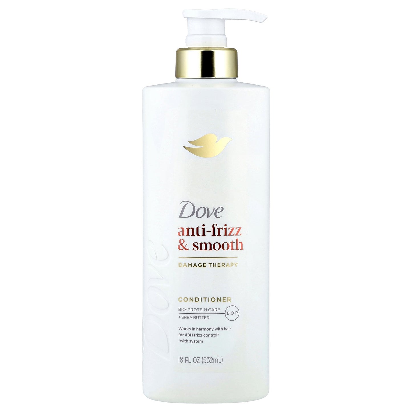 Dove, Anti-Frizz & Smooth, Conditioner, 18 fl oz (532 ml)