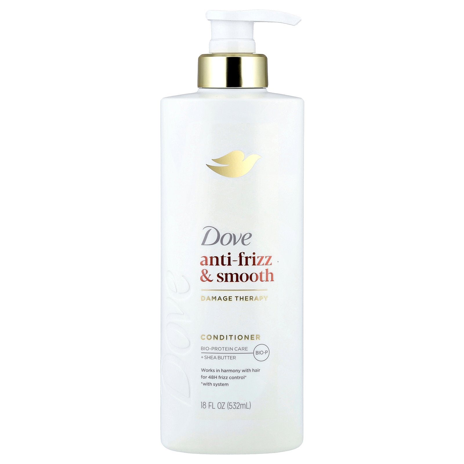 Dove, Anti-Frizz & Smooth, Conditioner, 18 fl oz (532 ml)