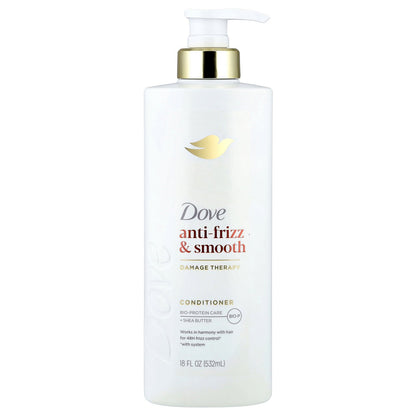 Dove, Anti-Frizz & Smooth, Conditioner, 18 fl oz (532 ml)