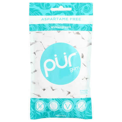 The PUR Company, Chewing Gum, Wintergreen, 55 Pieces, 2.72 oz (77 g)