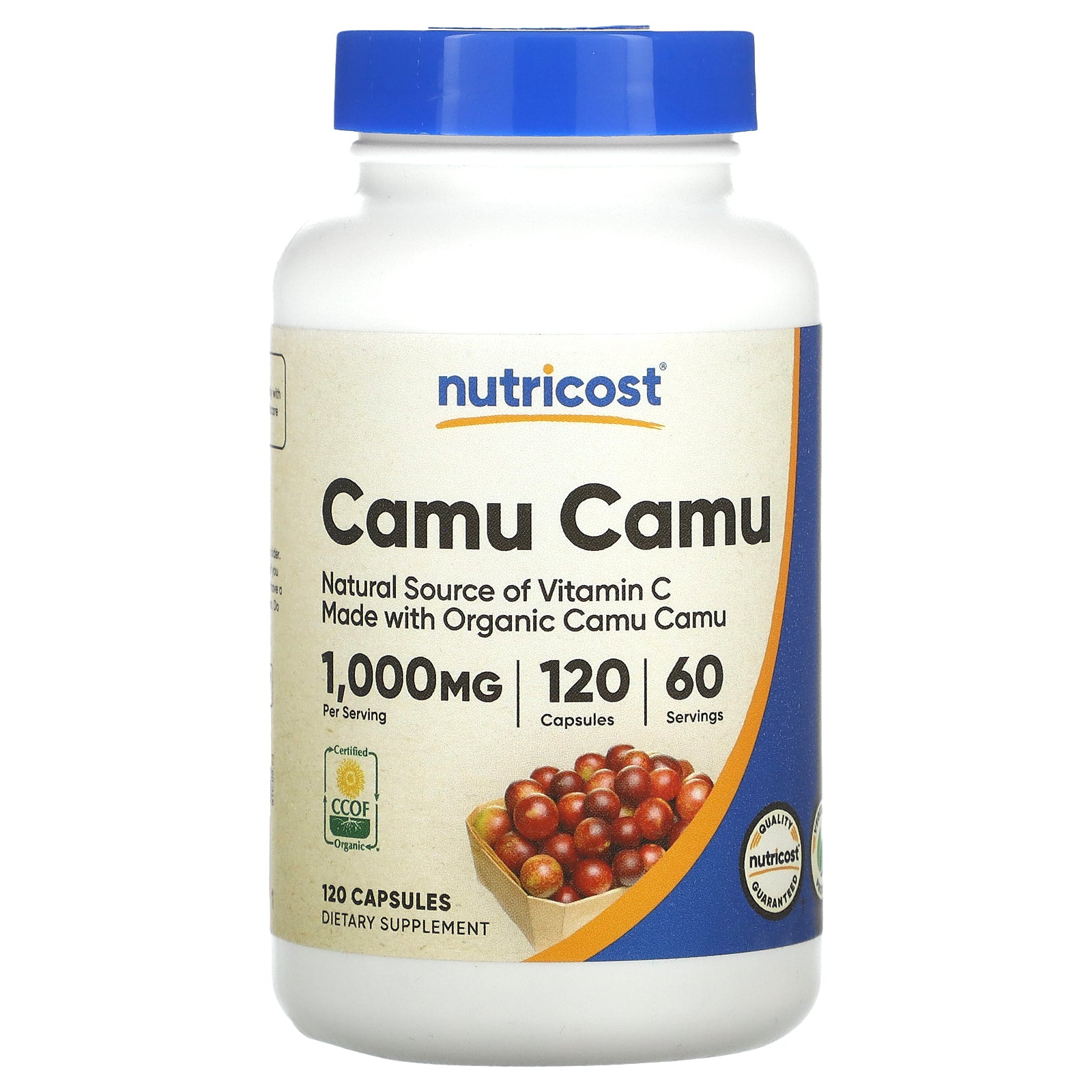 Nutricost, Camu Camu, 120 Capsules (500 mg per Capsule)
