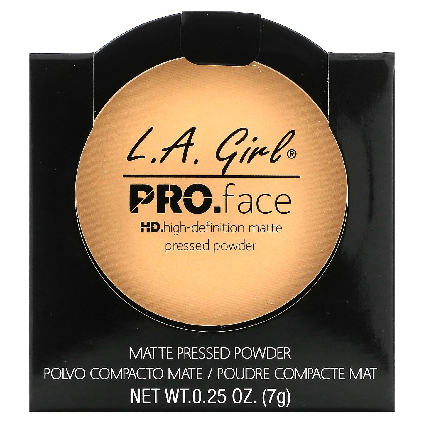 L.A. Girl, PRO.face Matte Pressed Powder, GPP604 Creamy Natural, 0.25 oz (7 g)