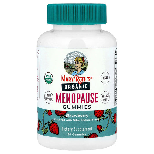 MaryRuth's, Organic Menopause Gummies, Strawberry, 60 Gummies