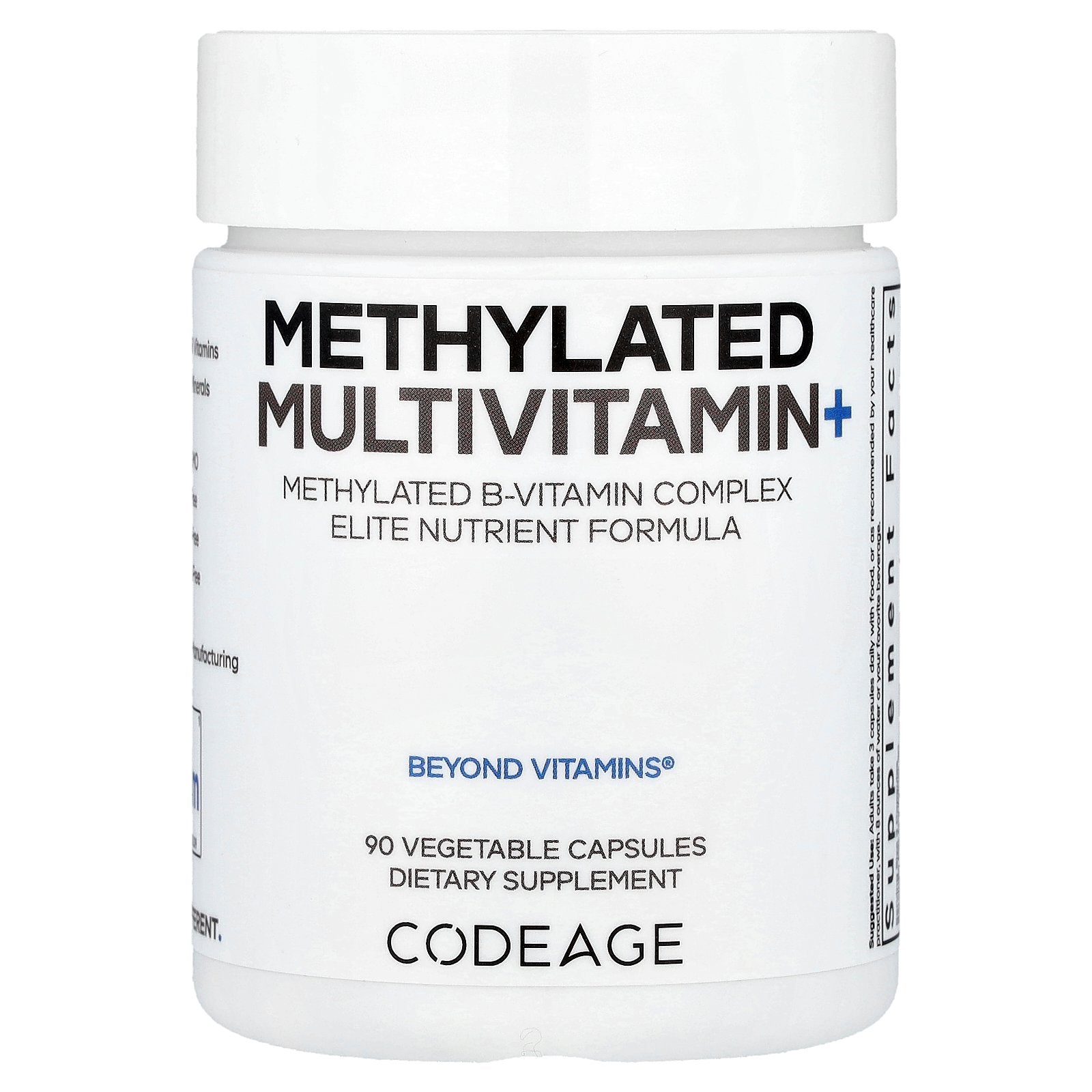 Codeage, Methylated Multivitamin+, 90 Vegetable Capsules