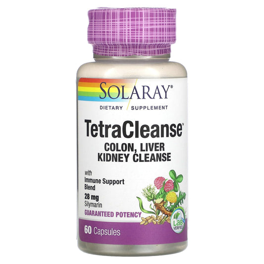 Solaray, Tetra Cleanse, 60 Capsules