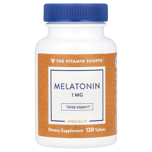 The Vitamin Shoppe, Melatonin , 1 mg, 120 Tablets