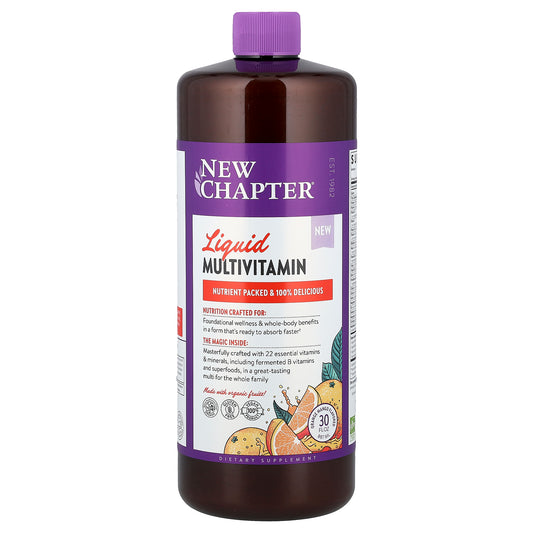 New Chapter, Liquid Multivitamin, Orange Mango, 30 fl oz (887 ml)
