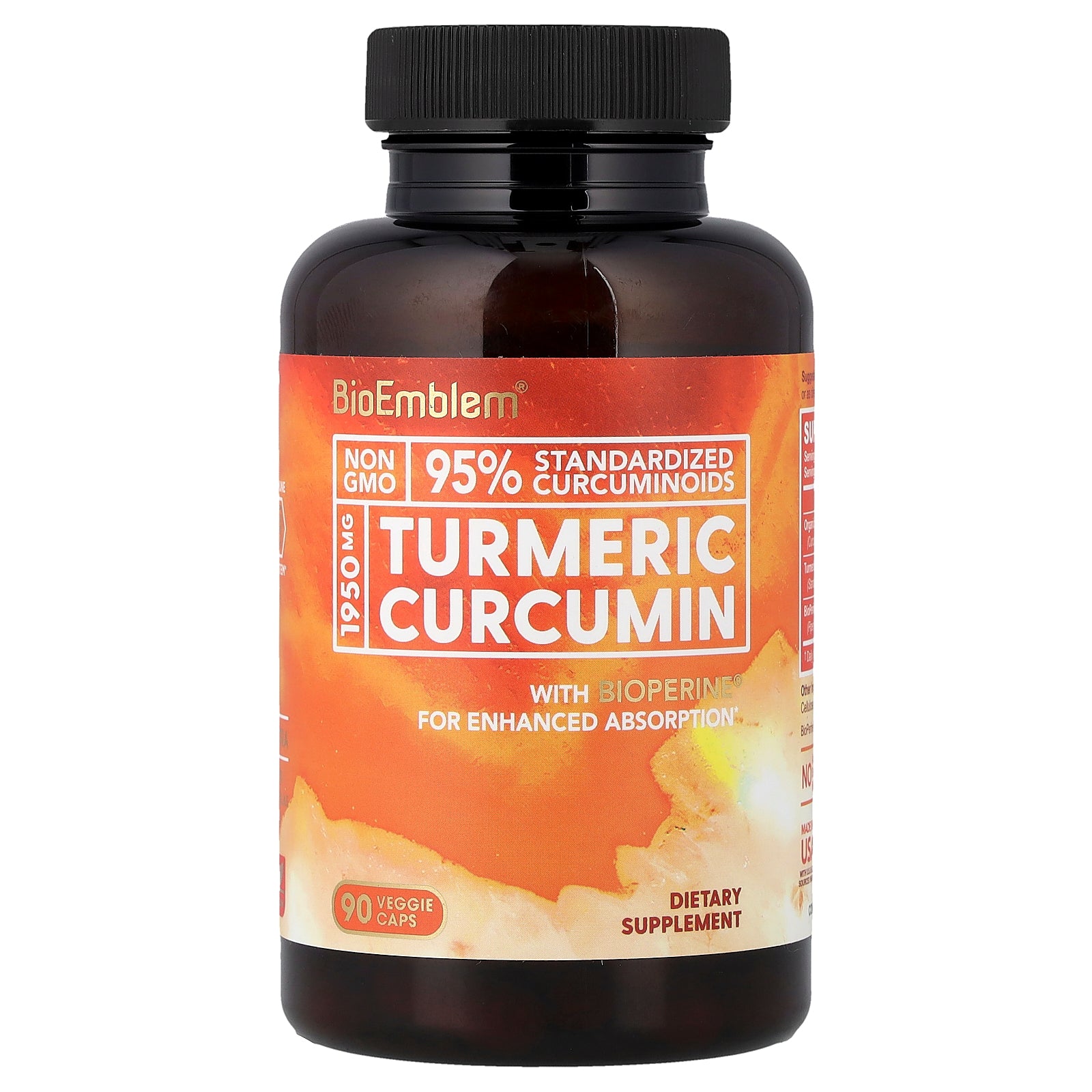 BioEmblem, Turmeric Curcumin, 90 Veggie Caps