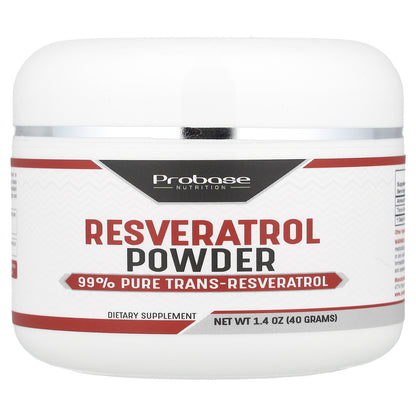 Probase Nutrition, Resveratrol Powder, 1.4 oz (40 g)
