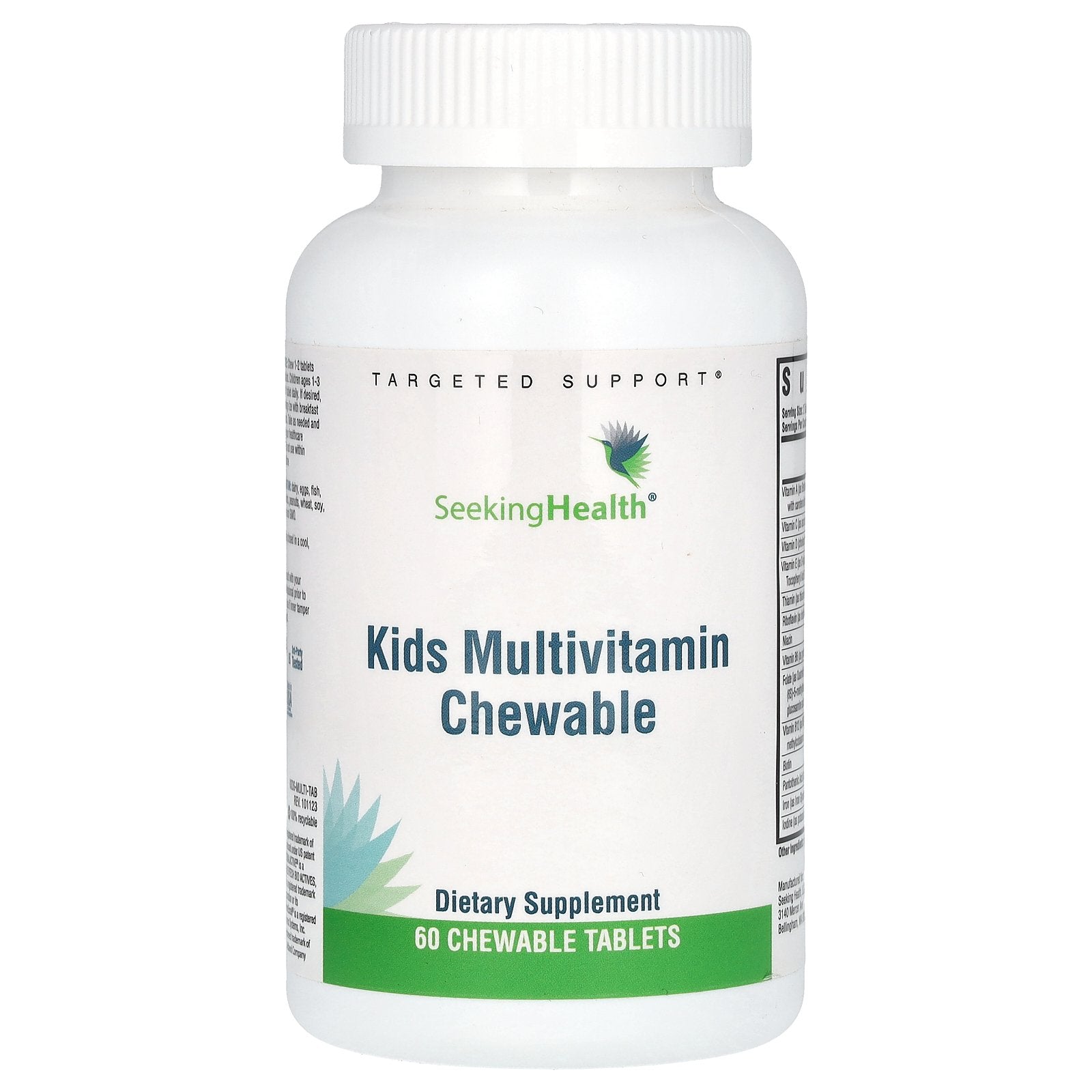 Seeking Health, Kids Multivitamin Chewable, 60 Chewable Tablets