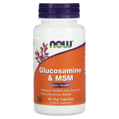 NOW Foods, Glucosamine & MSM, 60 Veg Capsules