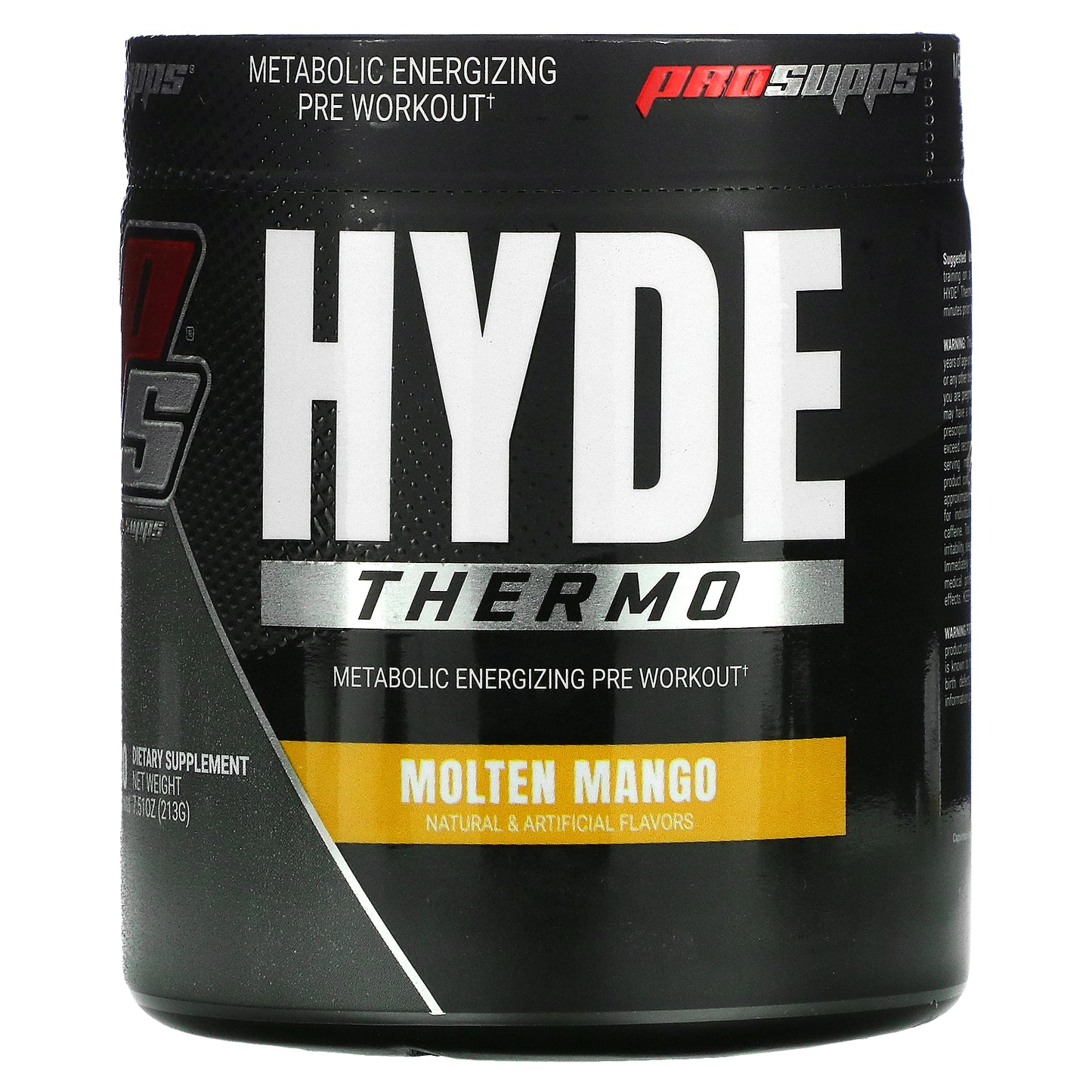 ProSupps, Hyde Thermo, Metabolic Energizing Pre Workout, Molten Mango, 7.51 oz (213 g)