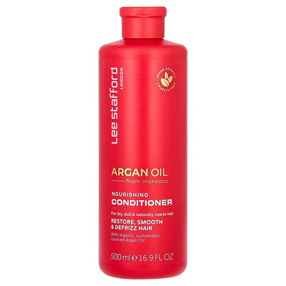 Lee Stafford, Argan Oil Nourishing Conditioner, For Dry, Dull & Naturally Coarse Hair, 16.9 fl oz (500 ml)