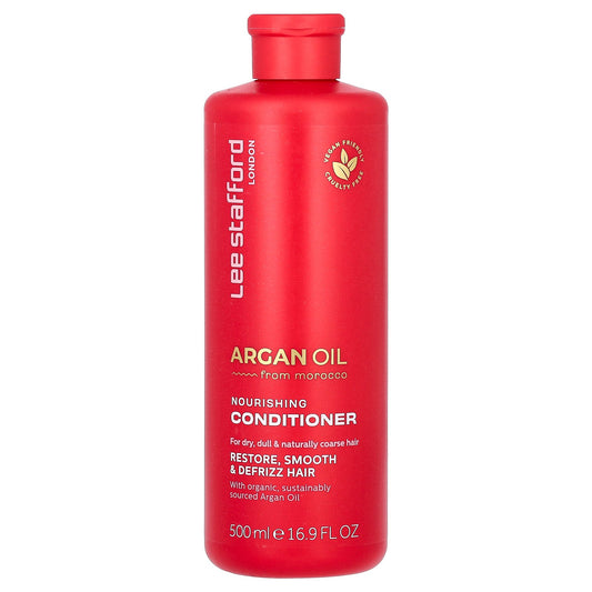 Lee Stafford, Argan Oil Nourishing Conditioner, For Dry, Dull & Naturally Coarse Hair, 16.9 fl oz (500 ml)