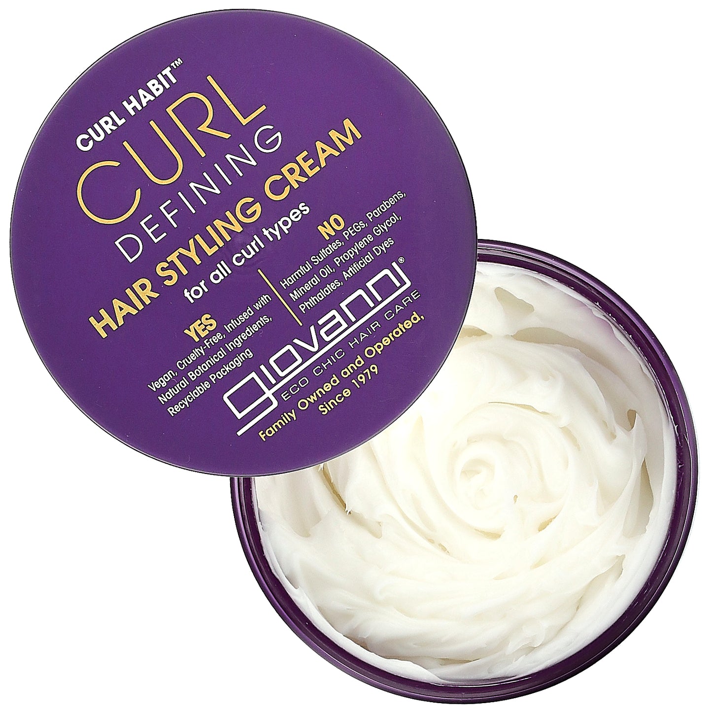 Giovanni, Curl Habit, Curl Defining Hair Styling Cream, For All Curl Types, 10 fl oz (295 ml)