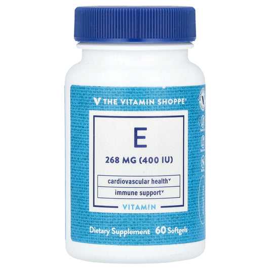 The Vitamin Shoppe, Vitamin E, 268 mg (400 IU), 60 Softgels