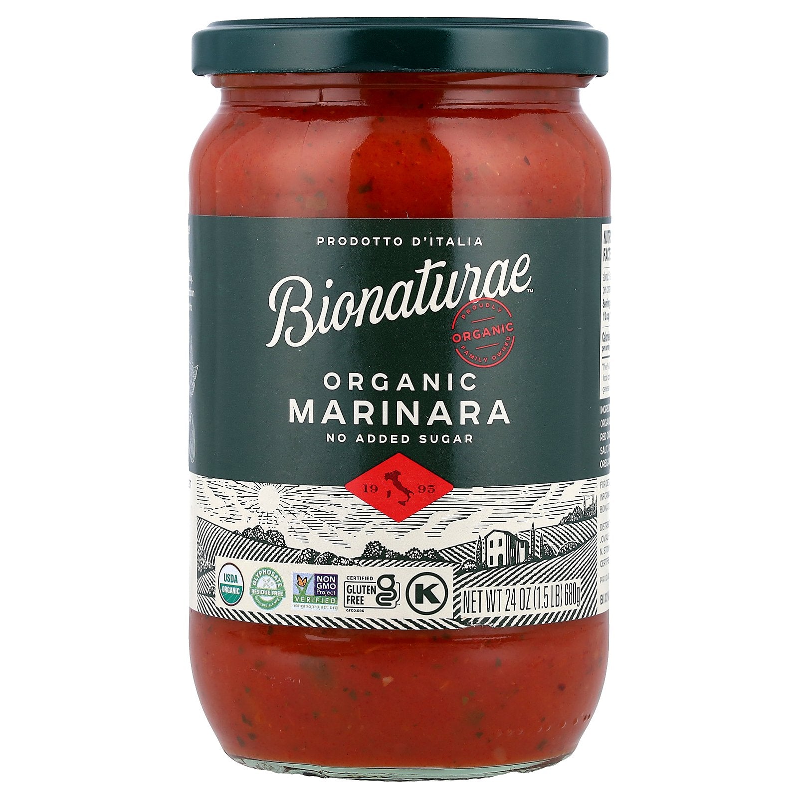 Bionaturae, Bionaturae™, Organic Marinara, 24 oz (680 g)