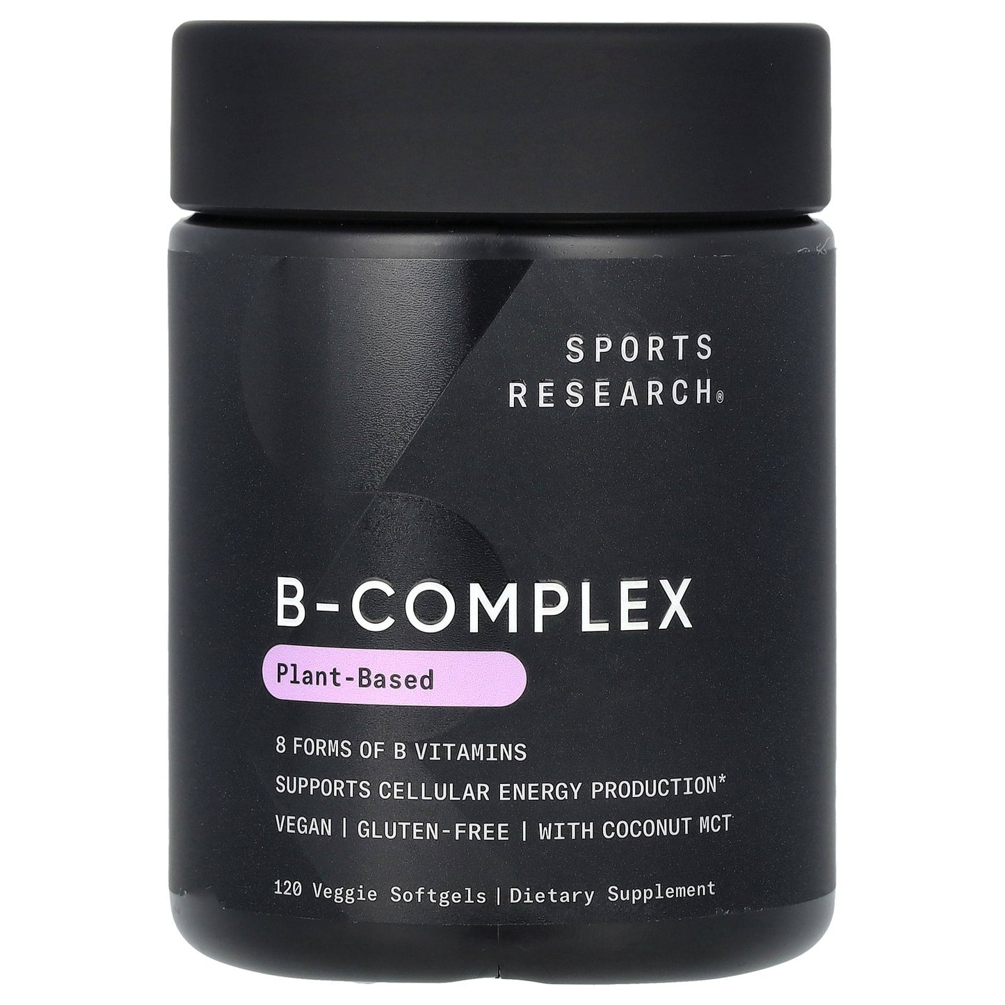 Sports Research, B-Complex, Plant Based, 120 Veggie Softgels