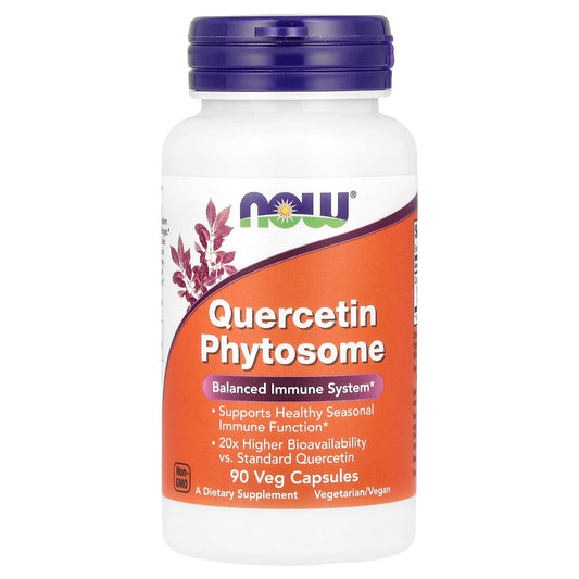 NOW Foods, Quercetin Phytosome, 90 Veg Capsules (250 mg per Capsule)
