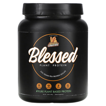 Blessed, Plant Protein, Cinnamon Churros, 1.09 lb (494 g)