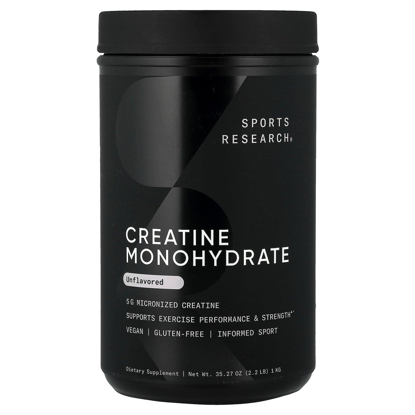Sports Research, Creatine Monohydrate, Unflavored, 2.2 lb (1 kg)