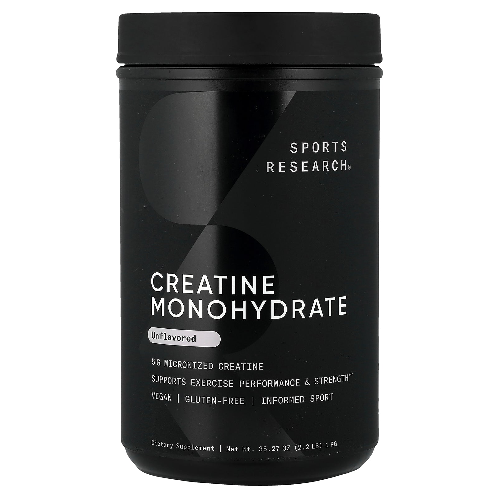 Sports Research, Creatine Monohydrate, Unflavored, 2.2 lb (1 kg)