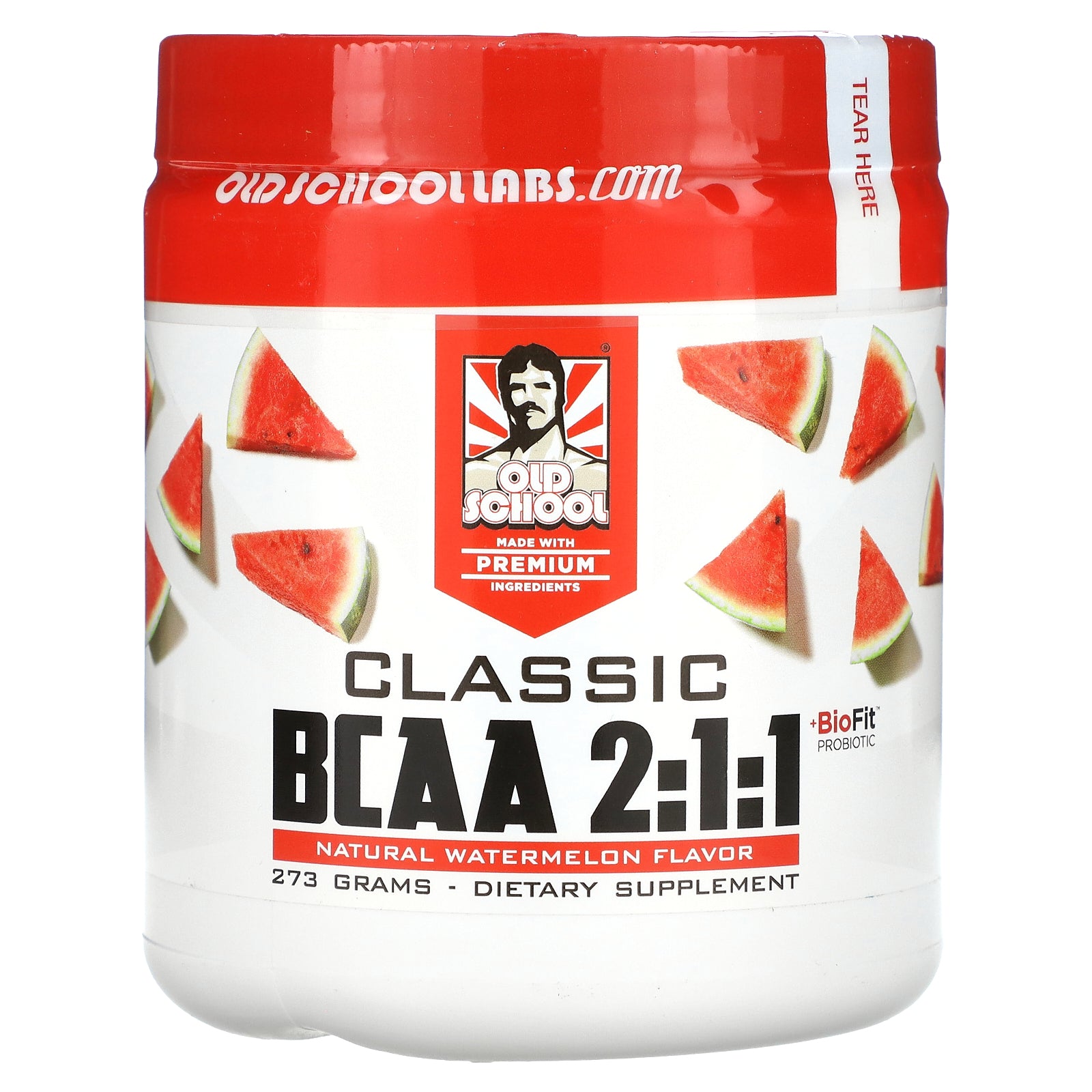 Old School Labs, Classic BCAA 2:1:1, Natural Watermelon, 9.6 oz (273 g)