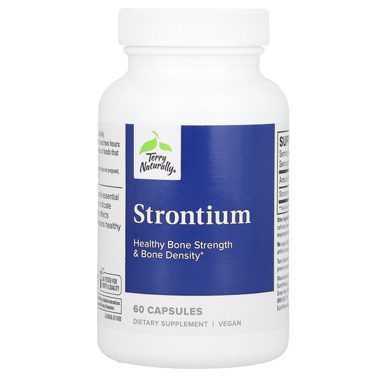 Terry Naturally, Strontium, 60 Capsules (340 mg per Capsule)
