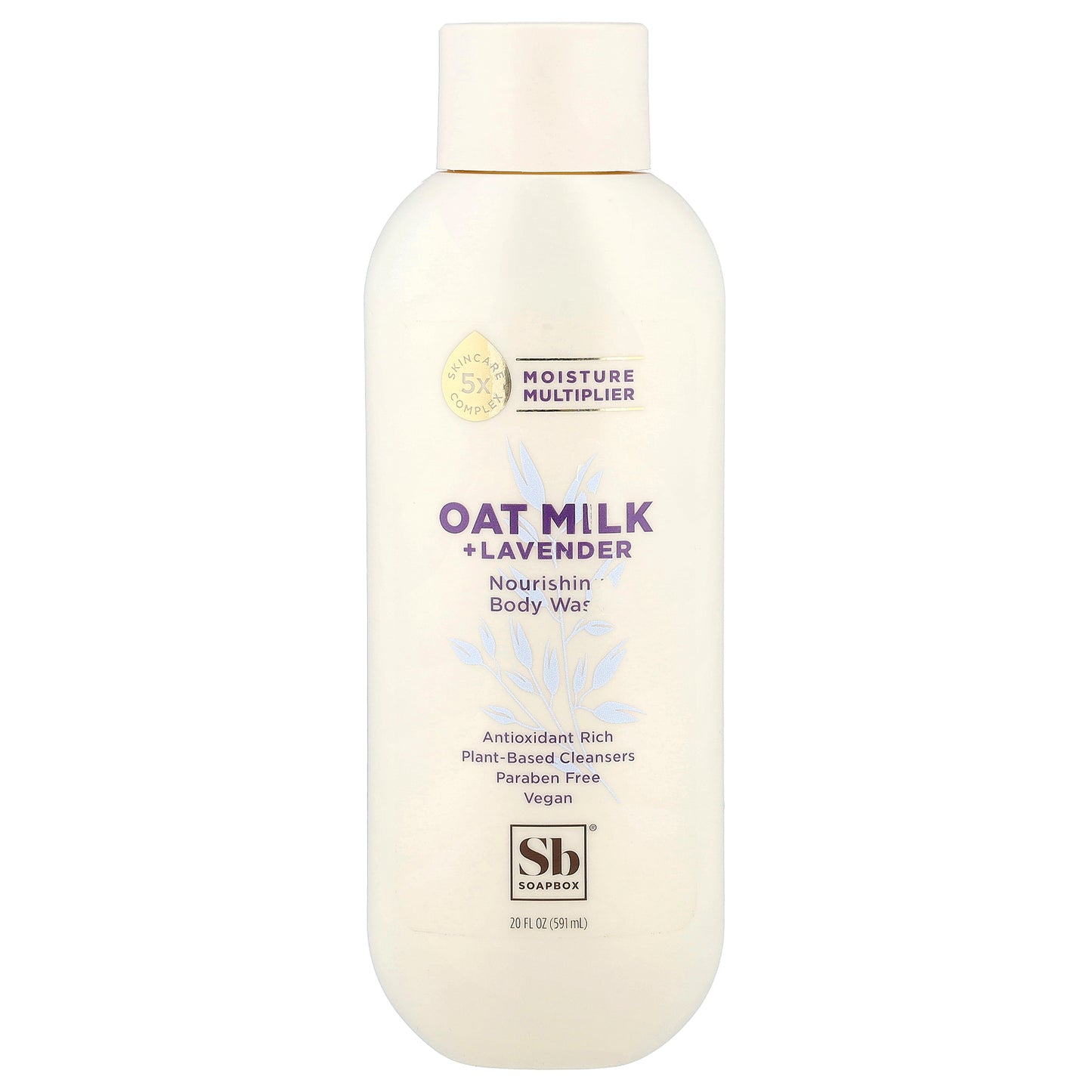 Soapbox, Nourishing Body Wash, Oat Milk + Lavender, 20 fl oz (591 ml)
