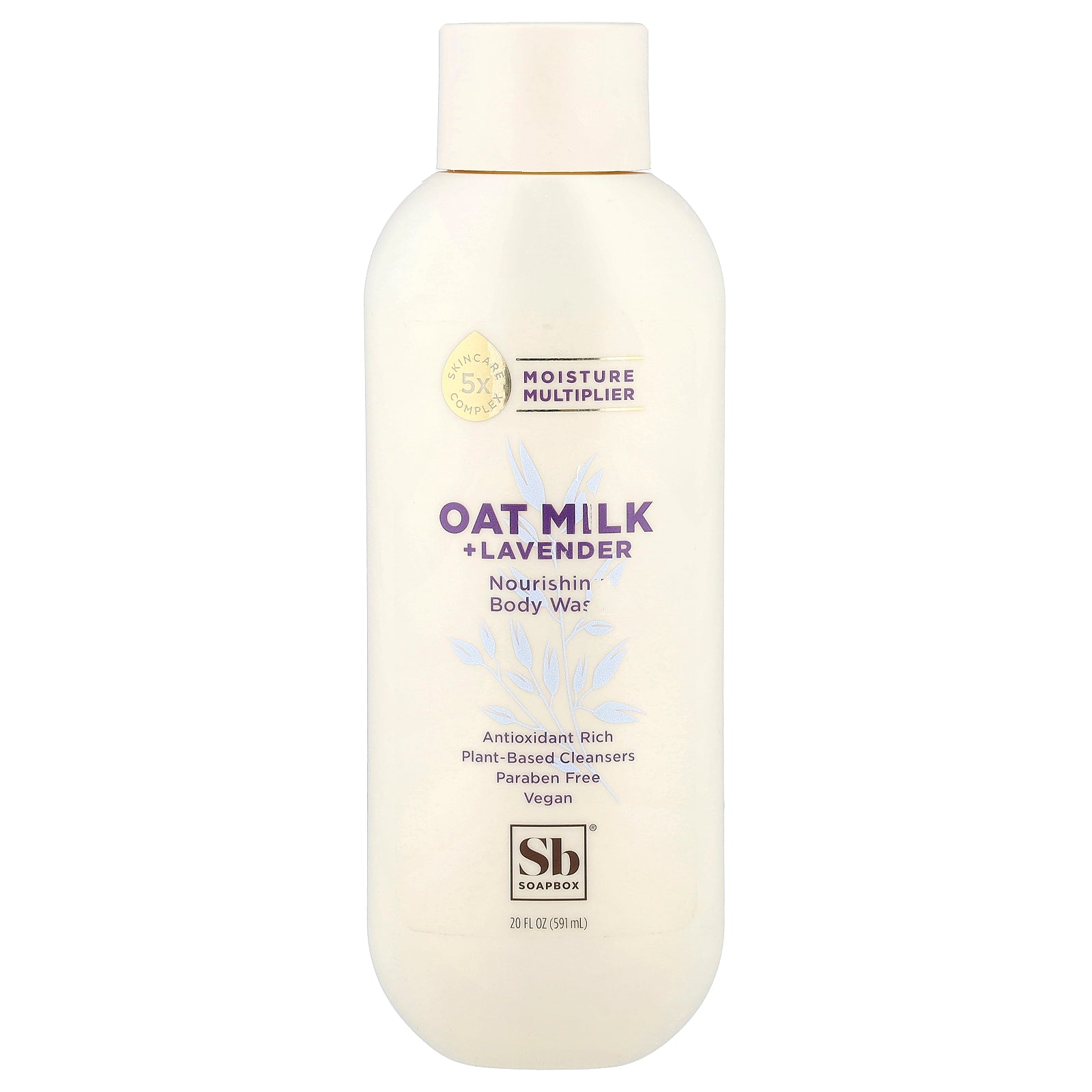 Soapbox, Nourishing Body Wash, Oat Milk + Lavender, 20 fl oz (591 ml)