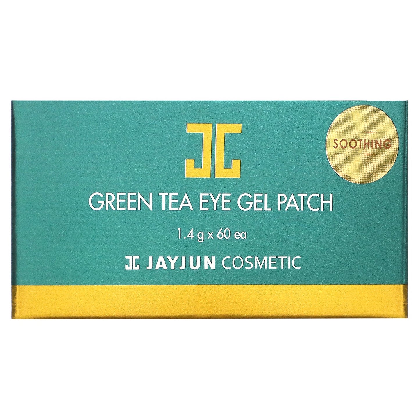 Jayjun Cosmetic, Green Tea Eye Gel Patch, Soothing, 60 Patches