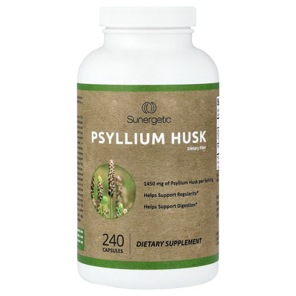 Sunergetic, Psyllium Husk, 240 Capsules (725 mg per Capsule)