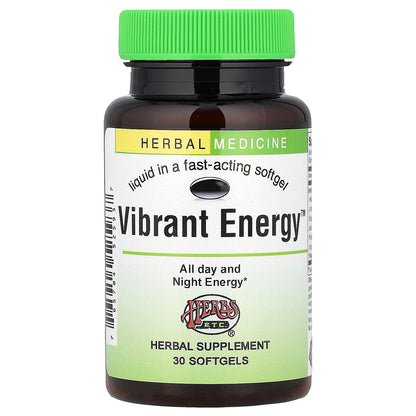Herbs Etc., Vibrant Energy™, 30 Softgels