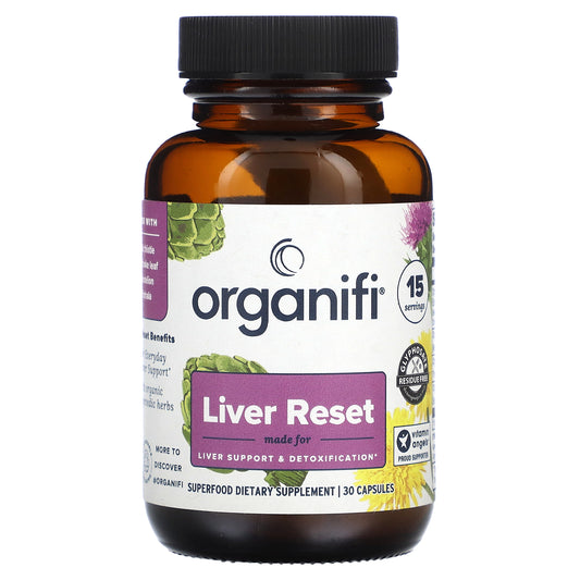 Organifi, Liver Reset, 30 Capsules