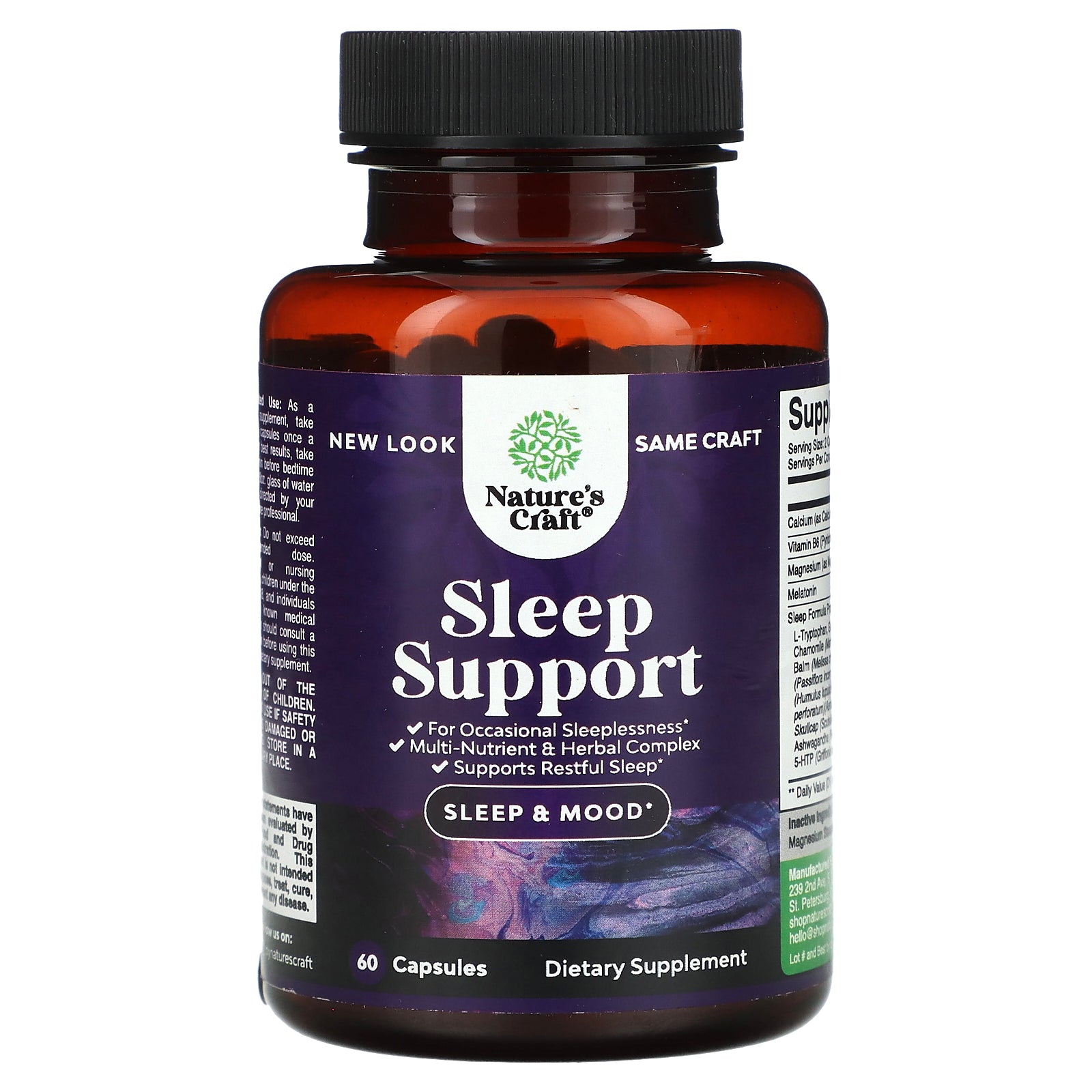 Nature's Craft, Sleep Support, 60 Capsules